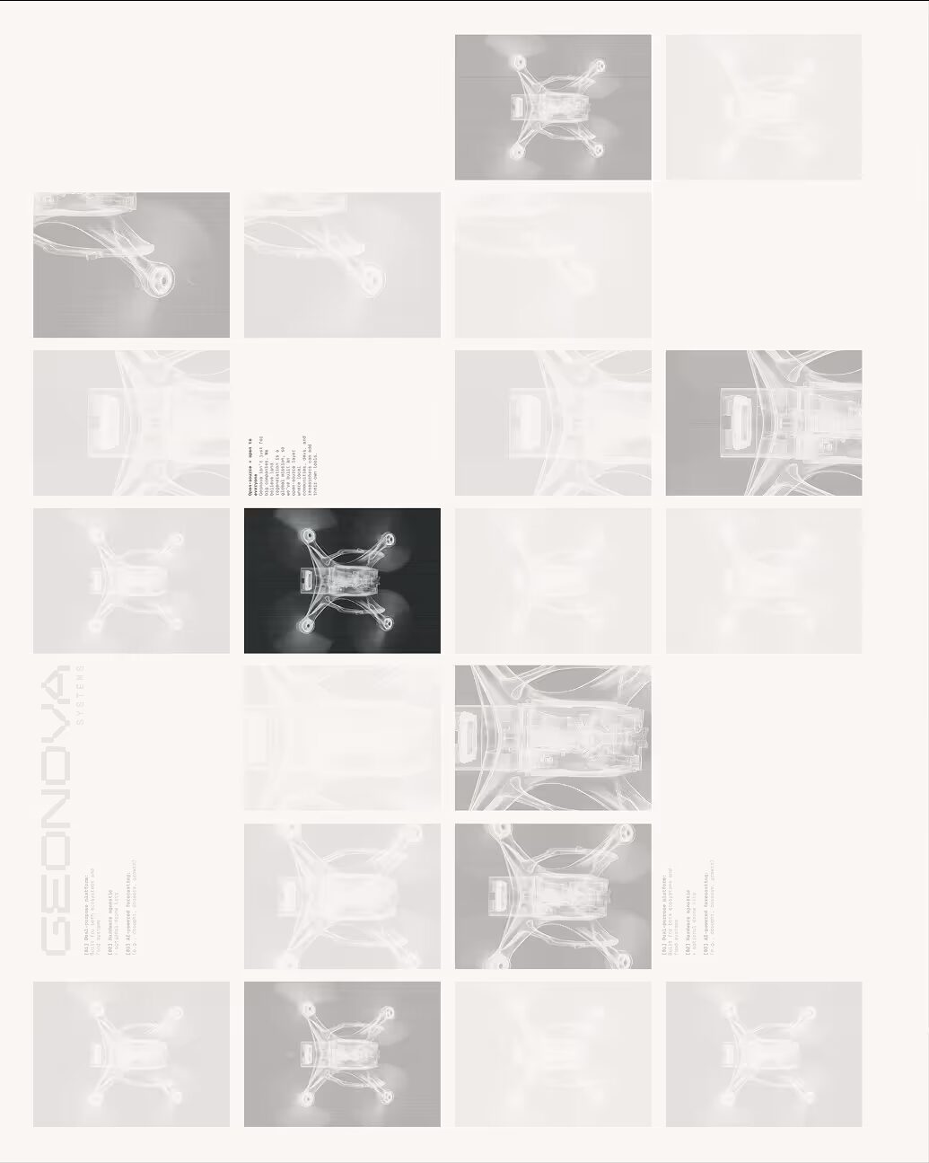 Web design project for Geonova